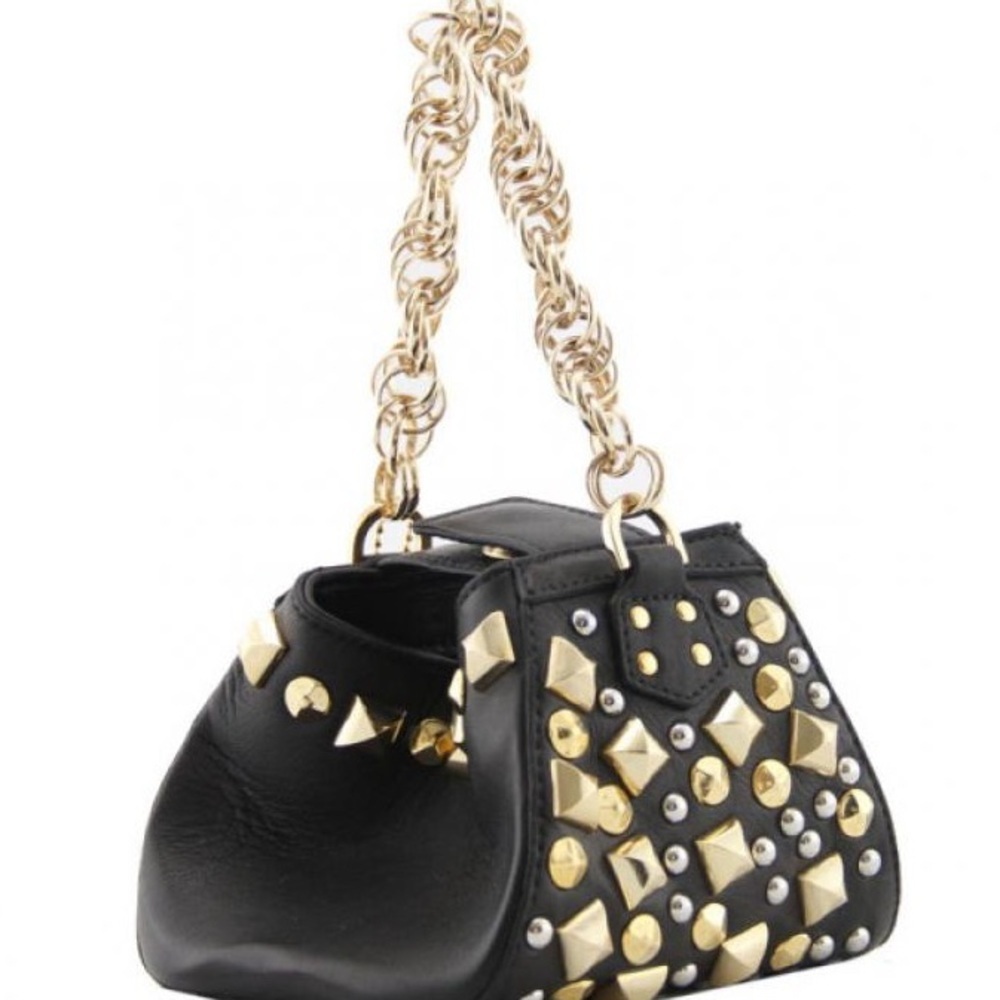 Versace
Versace for H&M Limited Edition Bag Black and Gold Studded Women's Bag - Picture 1 of 5